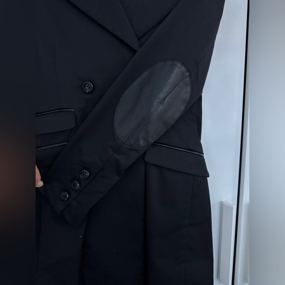 Mackage Hooded Coat with Leather Accent Sleeves - Picture 3 of 10